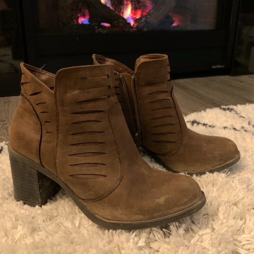 Brown Arizona Memory Foam Ankle Boots